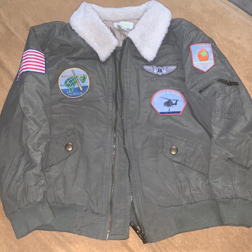 Le top boys army jacket size 3